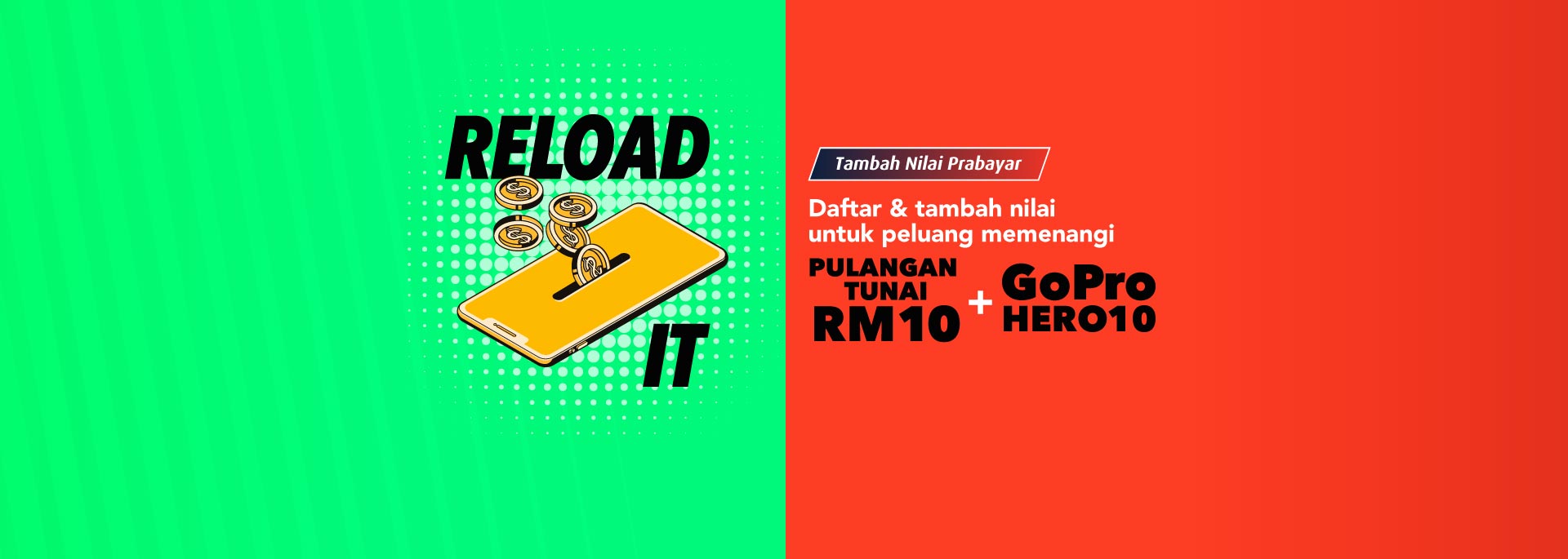 Daftar HLB Connect & tambah nilai prabayar anda untuk menang