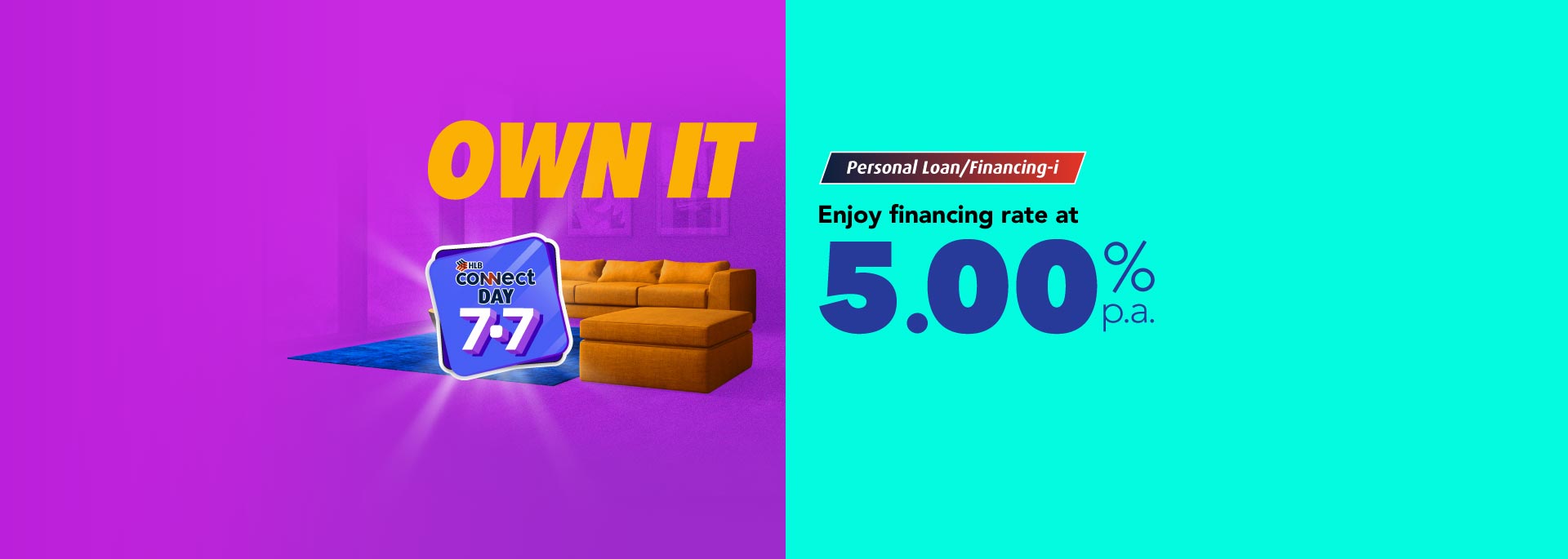 Personal Loan/Financing-i 7.7 One-Day Promo