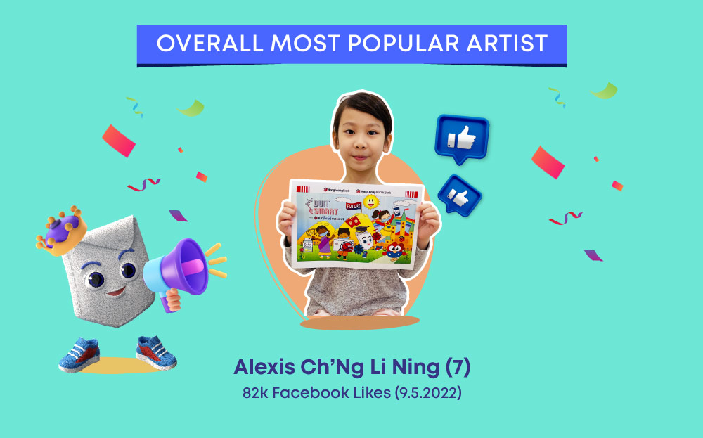 pocket colouring - overall most popular artist