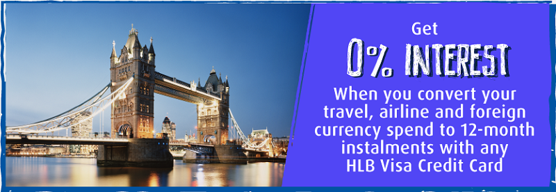 0% Interest when you convert your travel