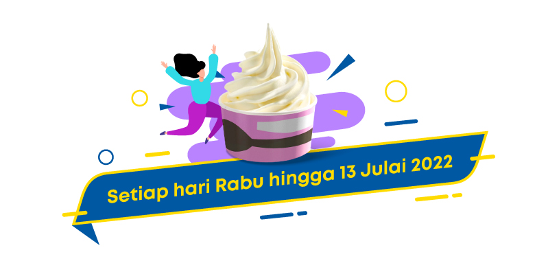 Setiap hari Rabu hingga 13 Julai 2022