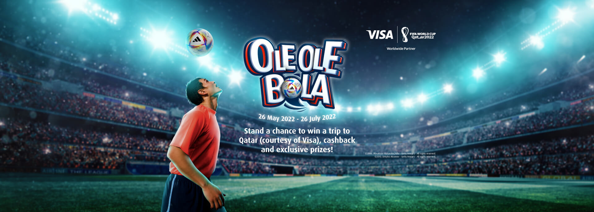 Stand a chance to win a trip to Qatar (courtesy of Visa), cashback and exclusive prizes!