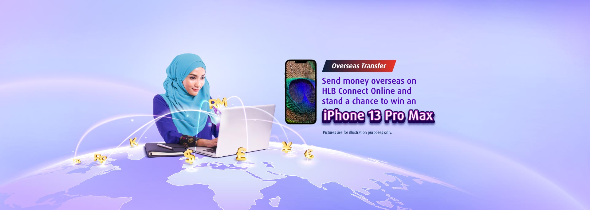 Send money overseas and stand to win an iPhone 13 Pro Max