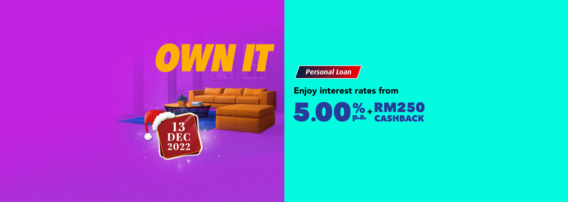 Personal Loan Connect Christmas Campaign