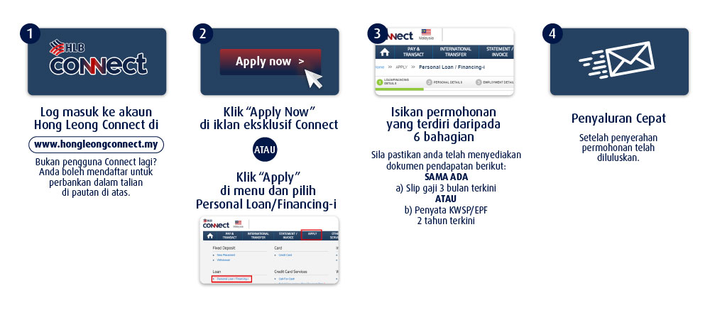 how to apply via connect