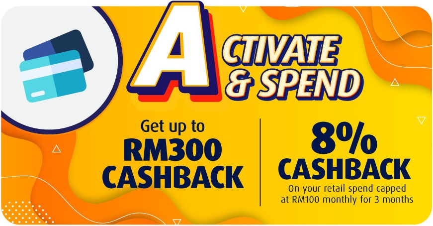 Get up to RM300 Cashback