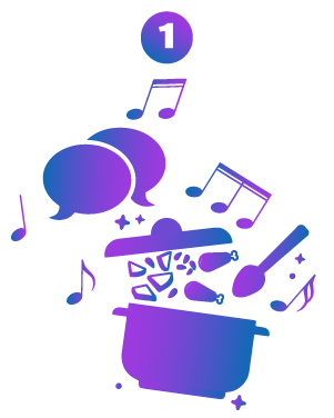 Look for sounds that you wish to turn into a kolam