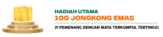 Hadiah Utama 10g Jongkong Emas