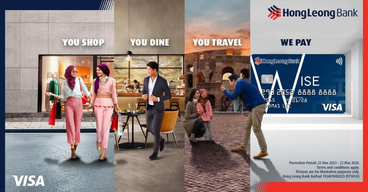 Shop, Dine & Travel with your HLB Visa Credit & Debit Cards