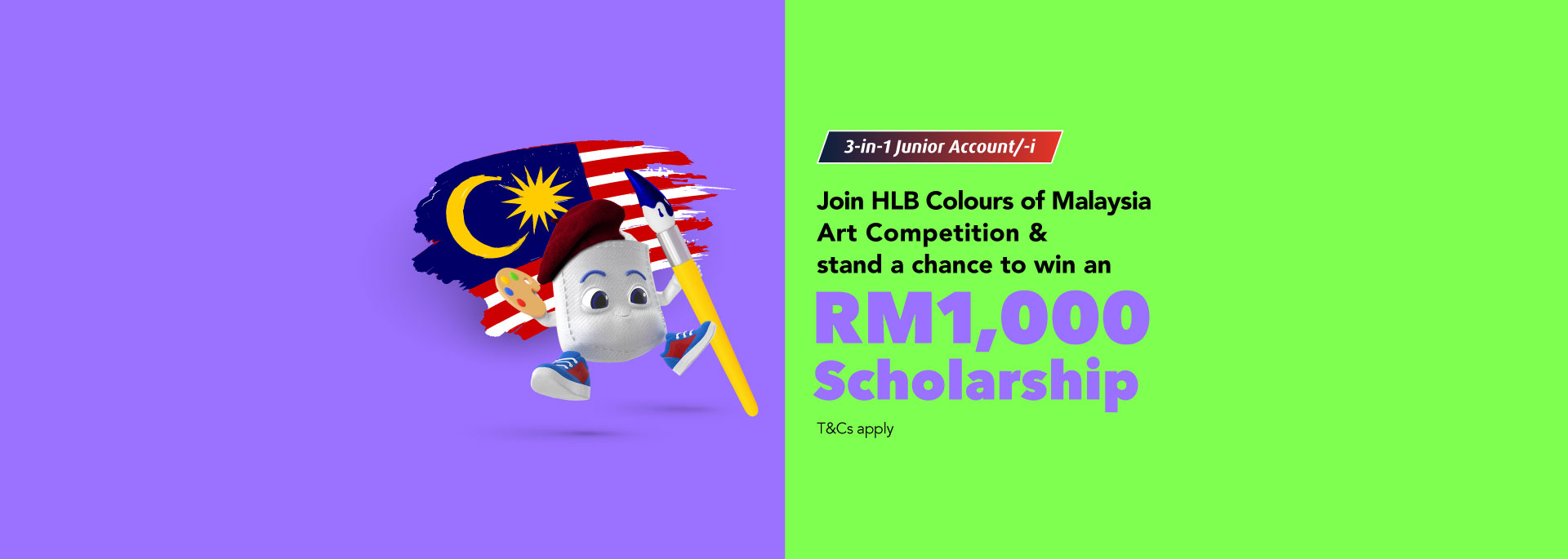 Join HLB Colours of Malaysia Art Competition & stand a chance to win a RM1,000 Scholarship