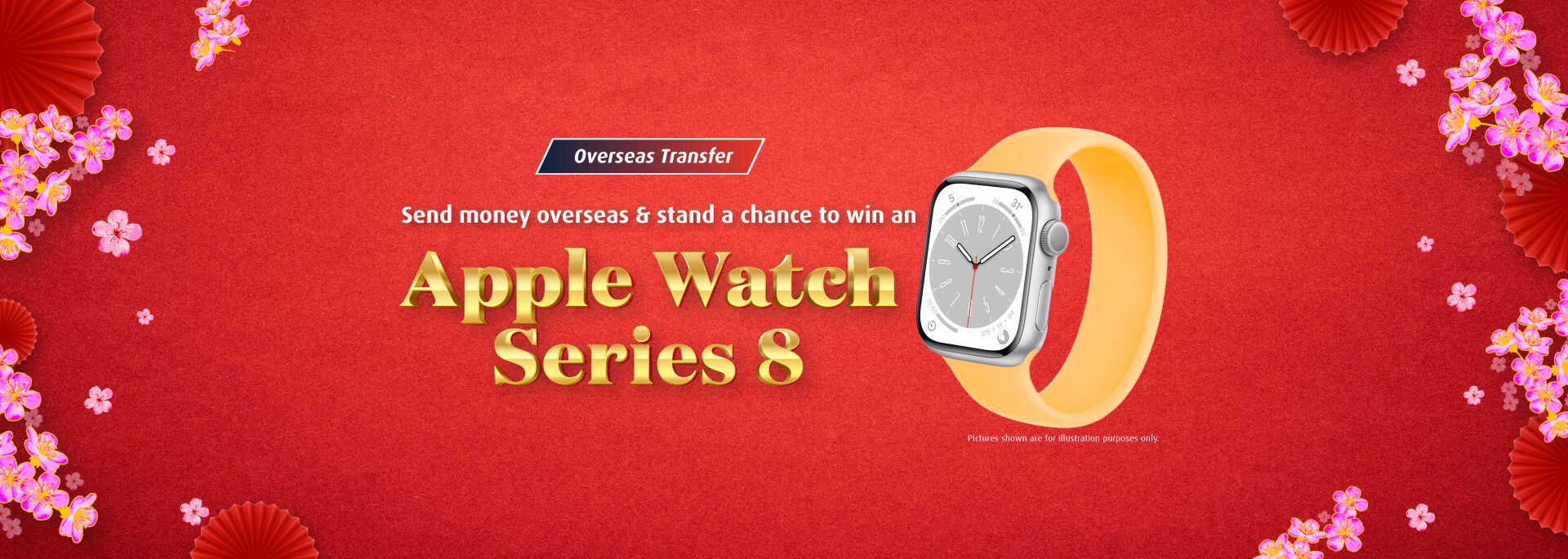 Send money overseas and stand to win an Apple Watch 8