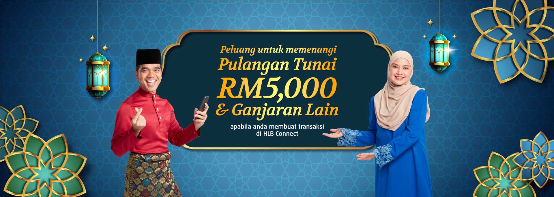 Peluang untuk memenangi Pulangan Tunai RM5,000 & Ganjaran Lain