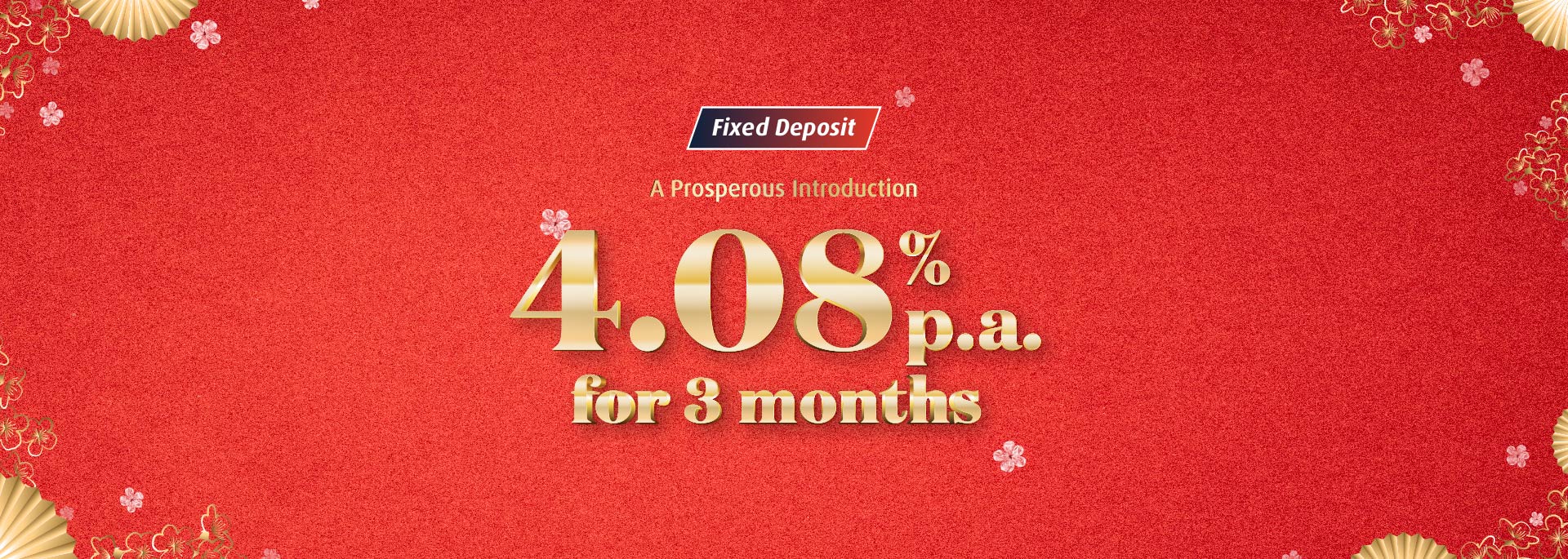 Celebrate new possibilities with a prisperous Fixed Deposit rate!