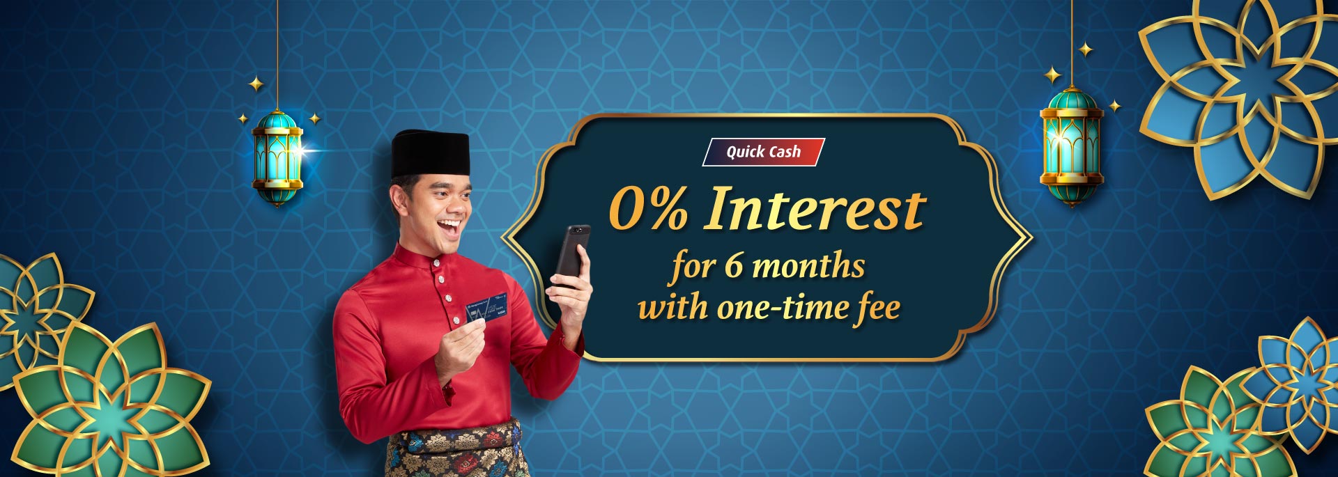 Quick Cash 0% Interest for 6 months with one-time fee