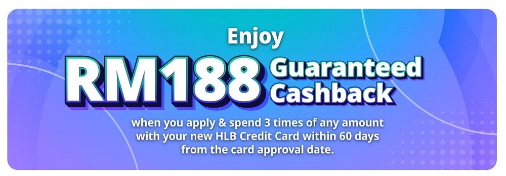 Enjoy RM188 Guaranteed Cashback