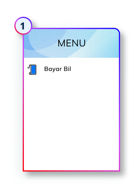 Bill Payment Step 1