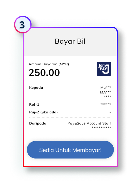 Bill Payment Step 3