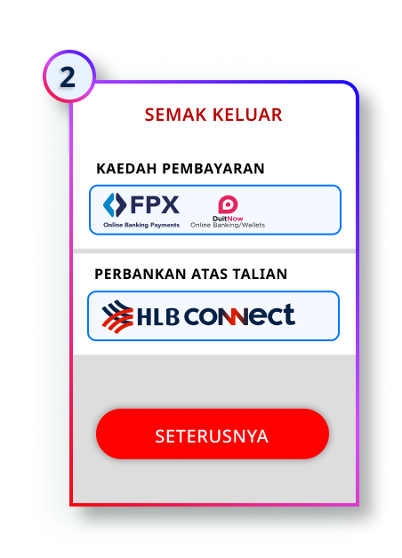 FPX or DuitNow Online Banking/Wallets Step 2