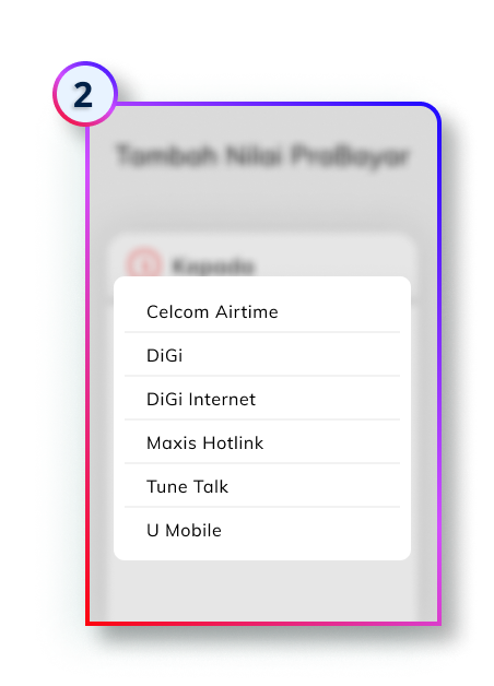 Prepaid Reload Step 2