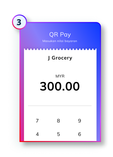 QR Pay Step 2
