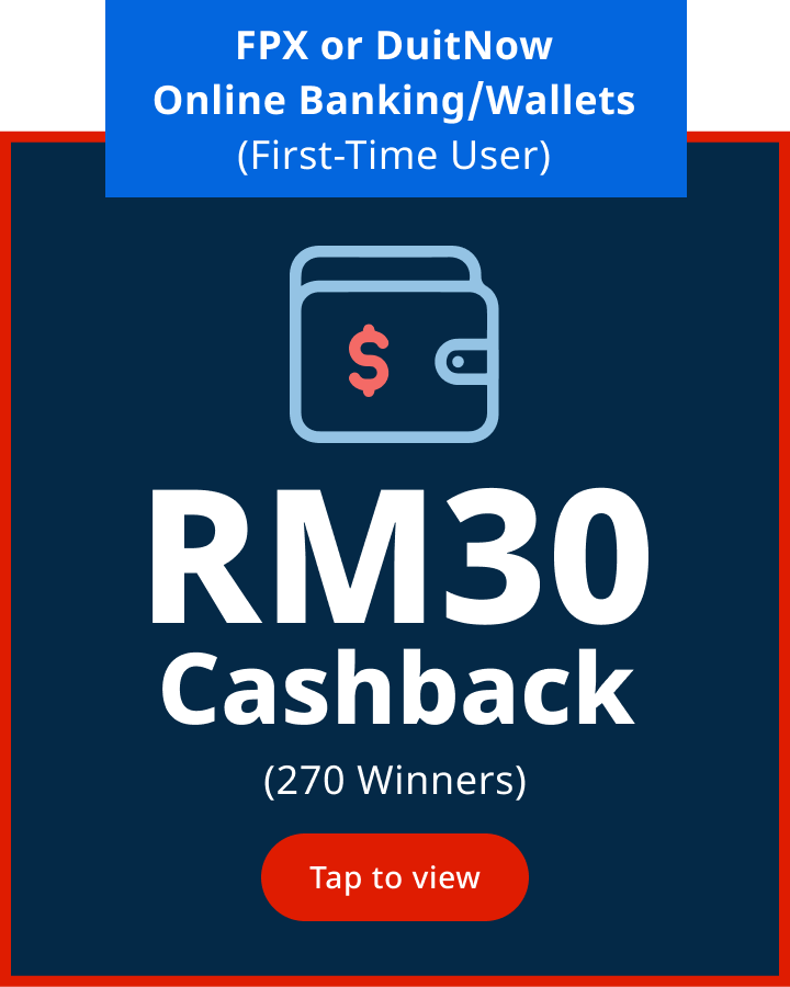 FPX or DuitNow Online Banking/Wallets First-Time User Front