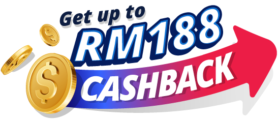 Get up to RM188 cashback