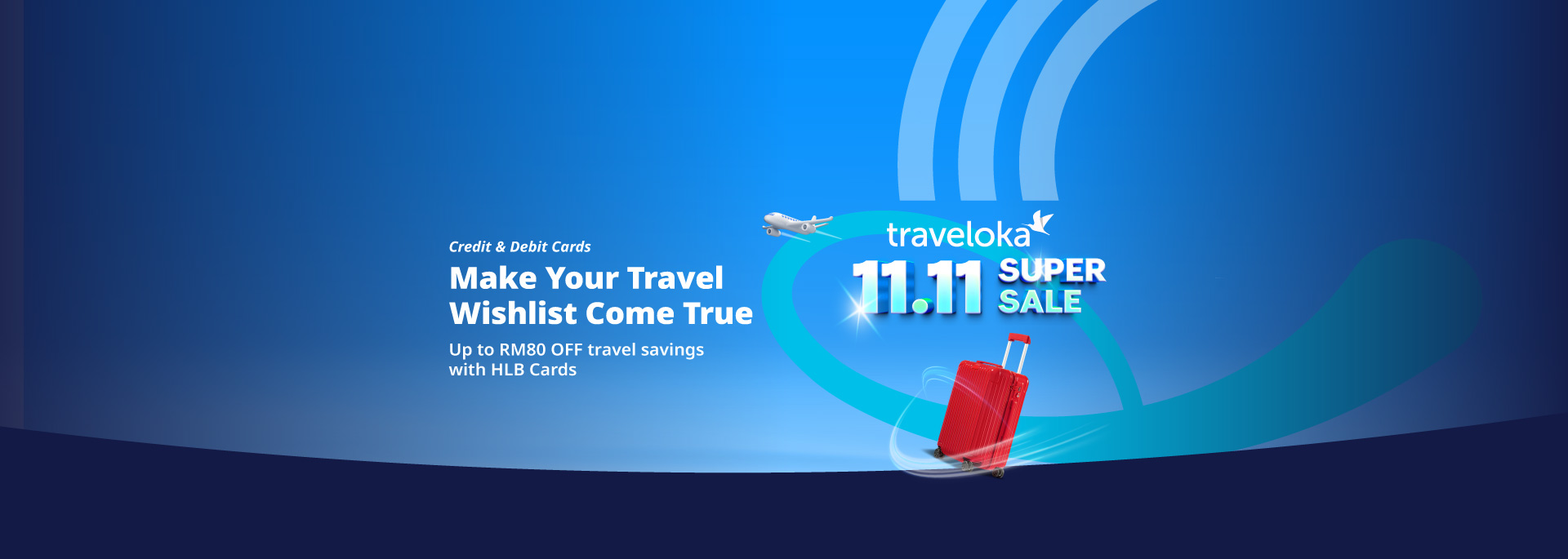 HLB Cards Traveloka 11.11 Super Sale