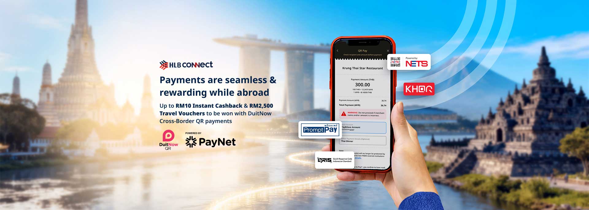 Payments are seamless & rewarding while abroad