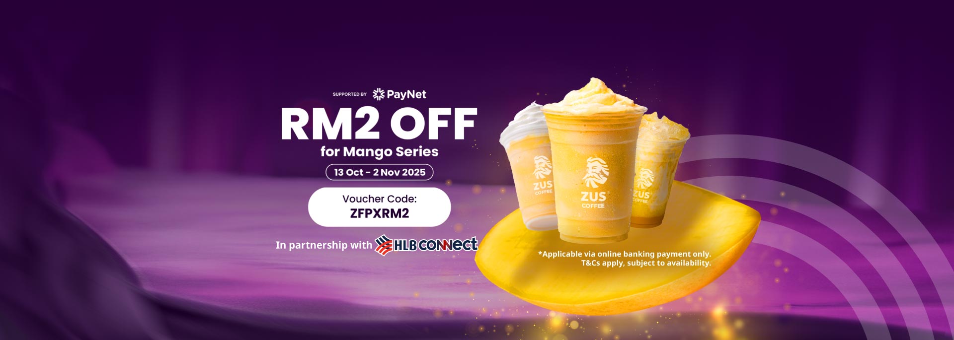 PayNet FPX x ZUS Coffee Mango Series