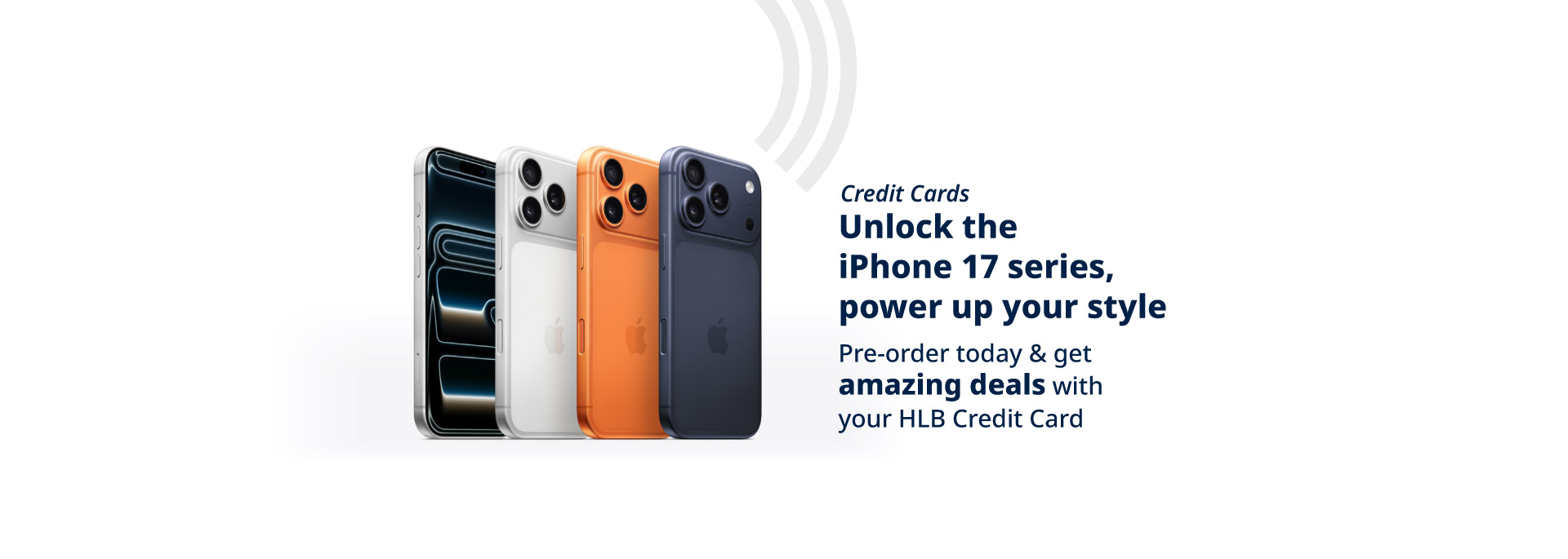 HLB Cards iPhone 17 Campaign
