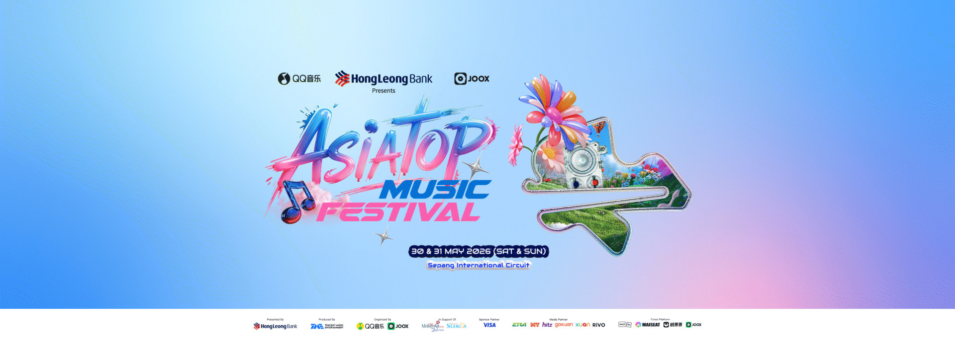 asiatop music festival day1 banner