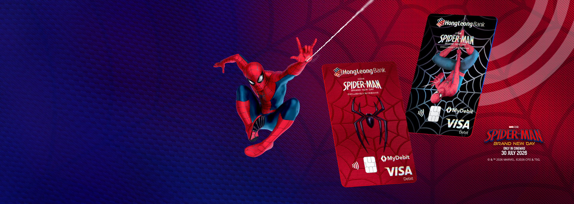 HLB x Spider-Man: Brand New Day Debit Card