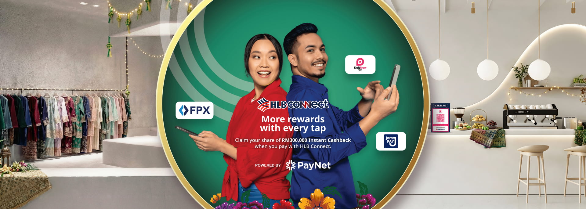 Claim your share of RM300,000 Instant Cashback