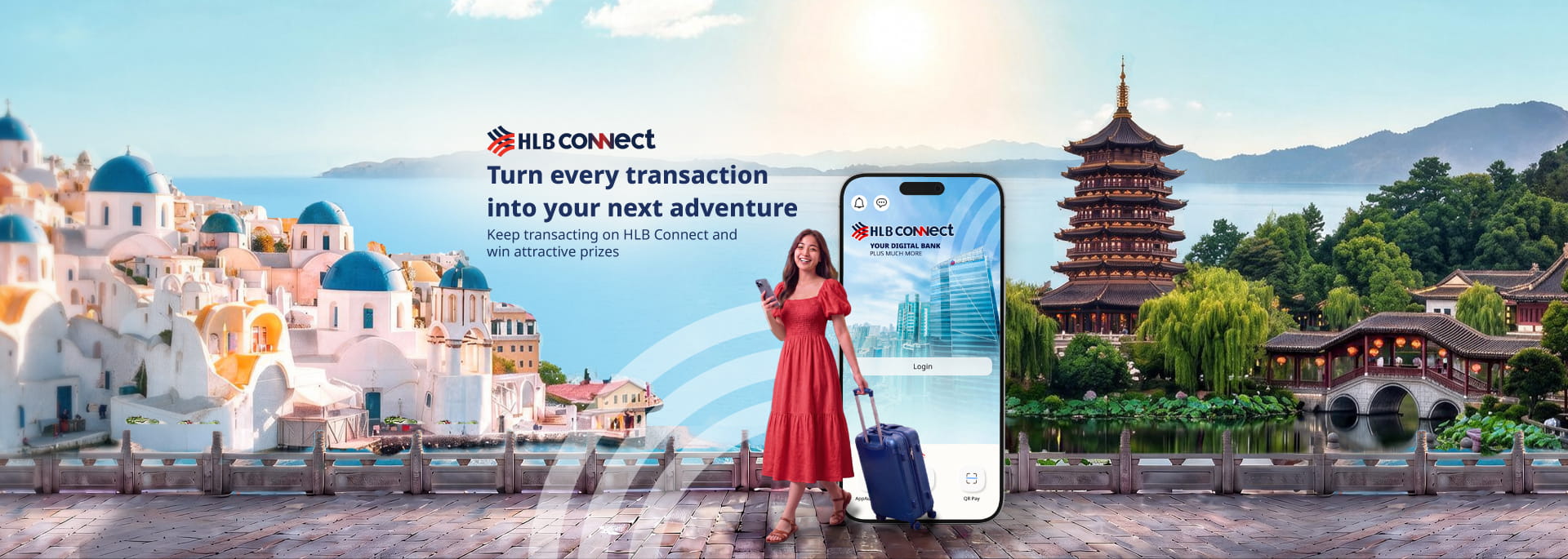Transact on HLB Connect to earn Connect Points to win amazing prizes