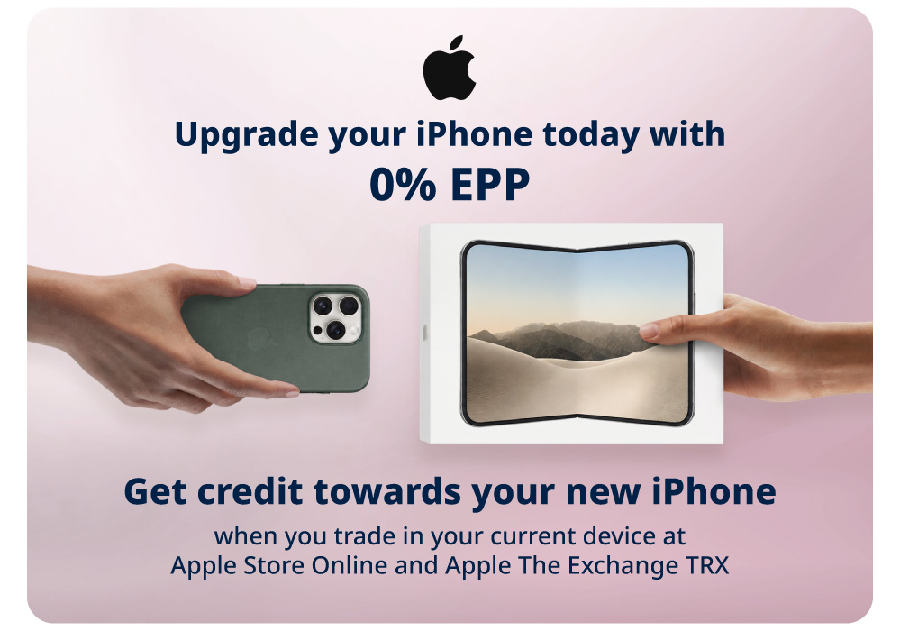 Upgrade your iPhone today with 0% EPP