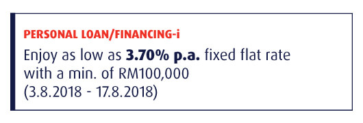 Personal Loan/Financing-i 3.70% p.a