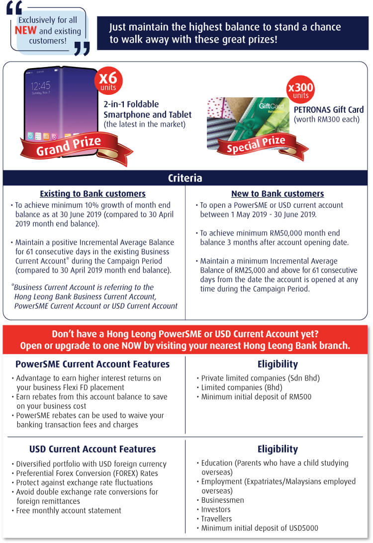 Exclusively for all NEW and existing customers