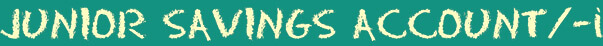 Junior Savings Account/-i