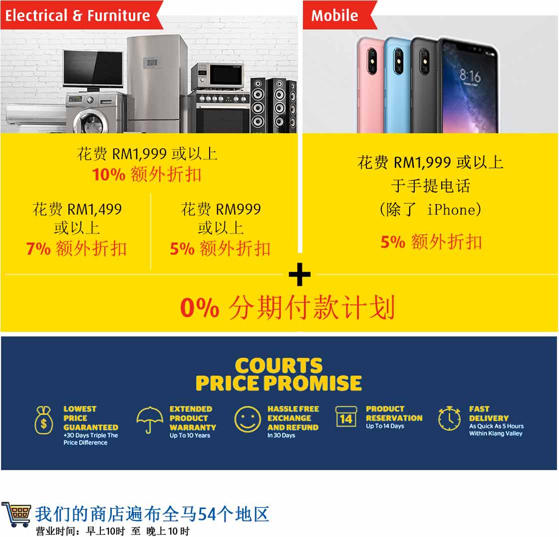 Courts CNY promotions