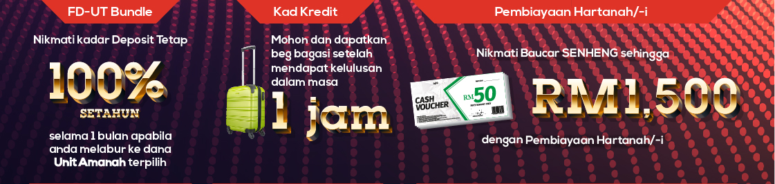 Pelbagai promosi hebat 1 hari