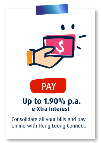 Up to 1.90% p.a. e-Xtra Interest