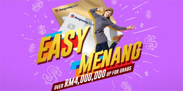 Get cash rewards with Hong Leong Cards!