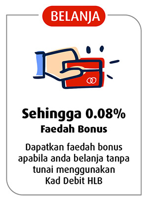 Sehingga 0.8% Faedah Bonus