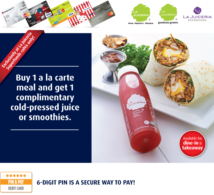 La Juiceria buy 1 free 1