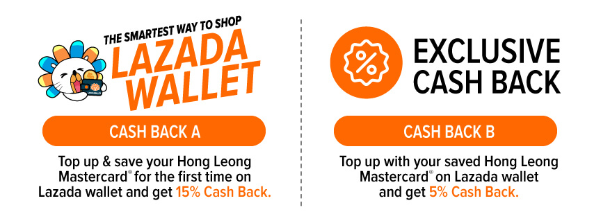 Lazada wallet exclusive cash back