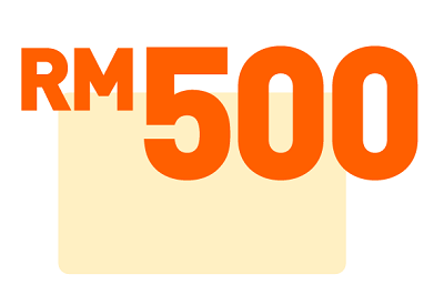 Spend a minimum cumulative of RM500 on any overseas spend.