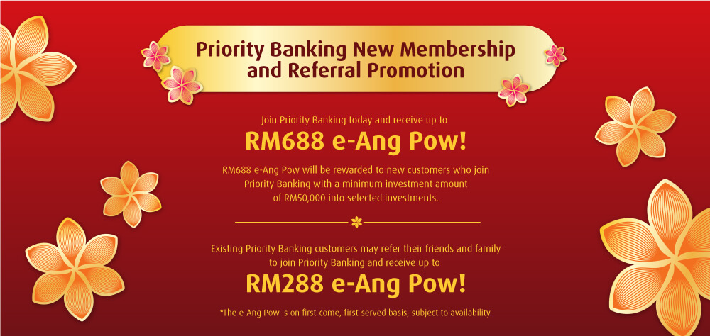 Prioriy Banking New Membership and Referral Promotion