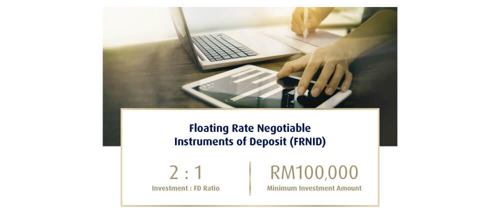 Floating Rate Negotiable Instruments of Deposit (FRNID)