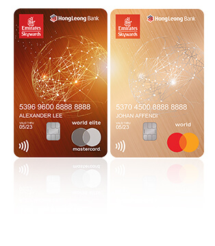 Sign up for a Emirates HLB Cards* today and get rewarded