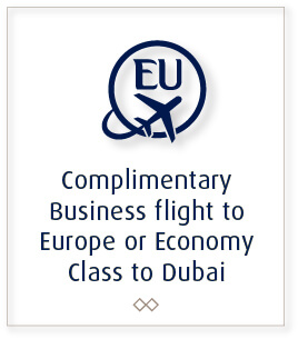 Complimentary business flight